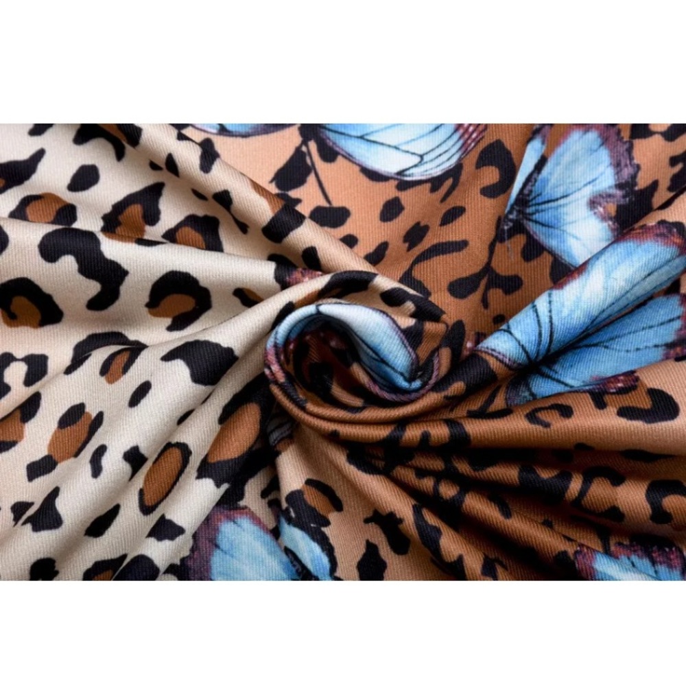 FINAL PRICE Leopard & Butterflies Sexy Dress - Picture 6 of 8